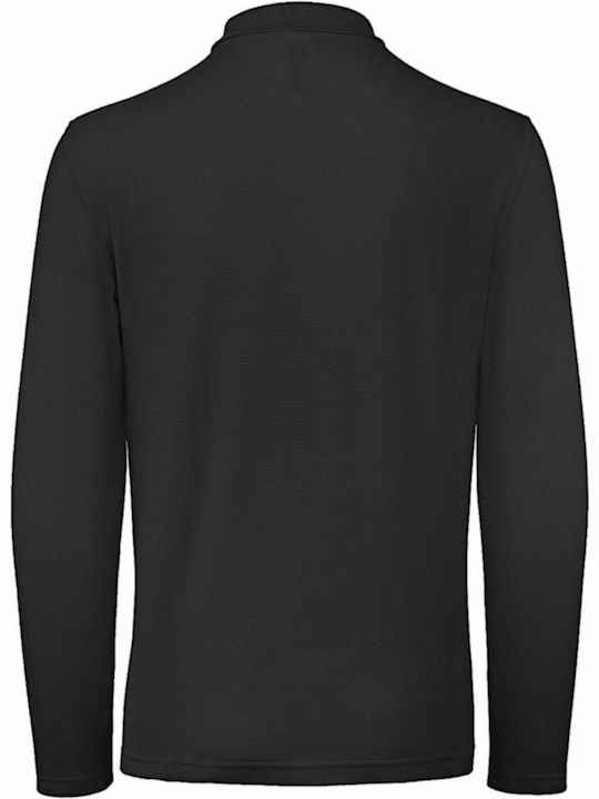 B&C ID.001 LSL Men's Long Sleeve Promotional Blouse Black