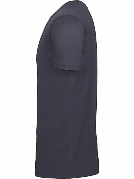 B&C E150 Ανδρικό Διαφημιστικό T-shirt Κοντομάνικο Light Navy
