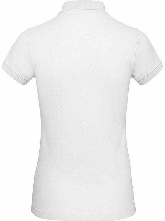 B&C Inspire Women's Short Sleeve Promotional Blouse White