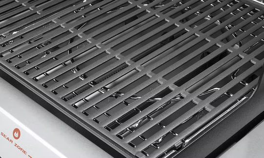 Weber Genesis E-325s Ψησταριά Υγραερίου Μαντεμένιας Σχάρας 60x45εκ. με 3 Εστίες 11.43kW