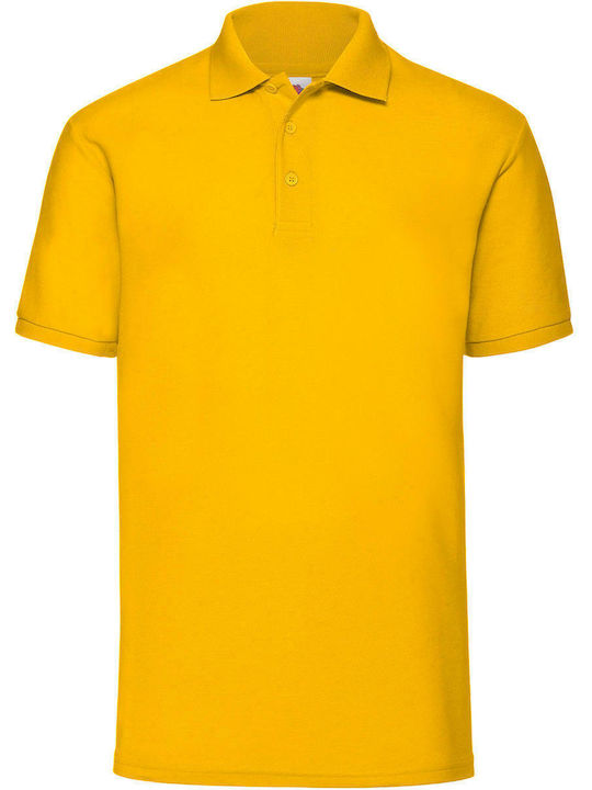 Fruit of the Loom 65/35 Ανδρικό Διαφημιστικό T-shirt Κοντομάνικο Sunflower Yellow