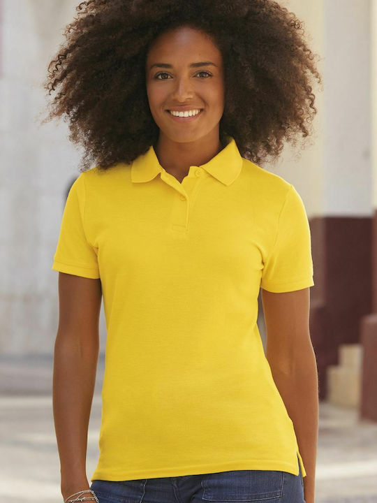 Fruit of the Loom 65/35 Women's Short Sleeve Promotional T-Shirt Sunflower Yellow