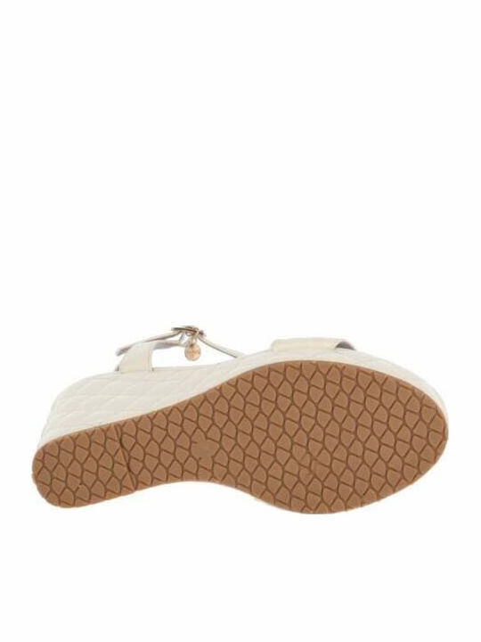Sandal Josh Damenplattformen Off White