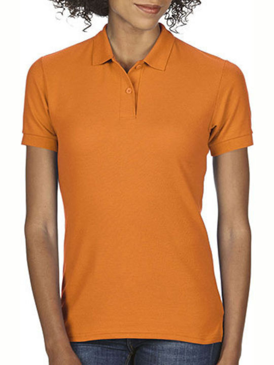 B&C Safran Pure Men's Short Sleeve Promotional Blouse Pumpkin Orange