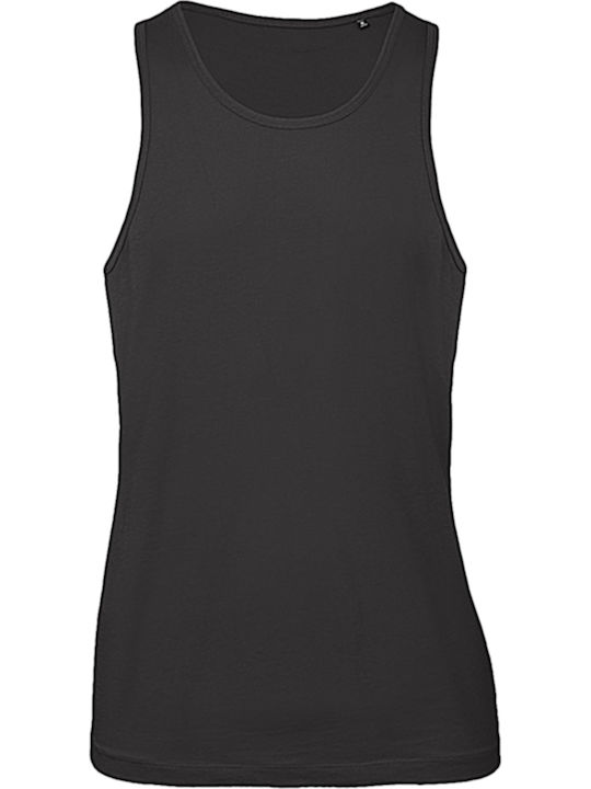 B&C Inspire T Ανδρική Διαφημιστική Μπλούζα Αμάνικη σε Μαύρο Χρώμα B&C Inspire T Ανδρική Διαφημιστική Μπλούζα Αμάνικη σε Μαύρο Χρώμα
