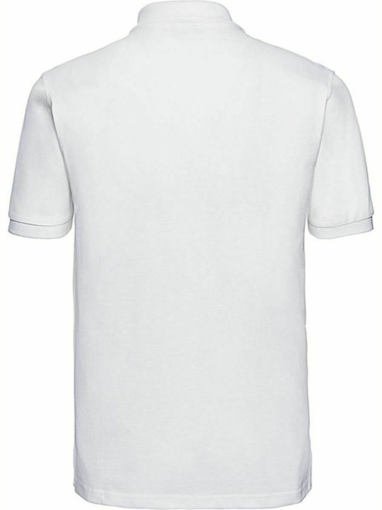 Russell Europe Men's Short Sleeve Promotional Blouse White