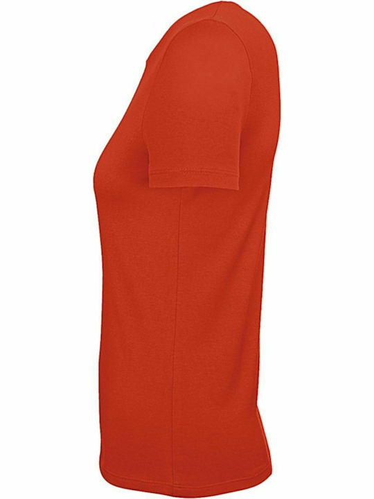 B&C E150 Tricou Promoțional de Damă Roșu Aprins