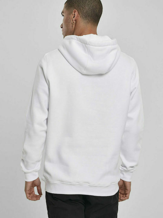 Mister Tee MT1521 Men's Sweatshirt with Hood and Pockets White MT1521-00220