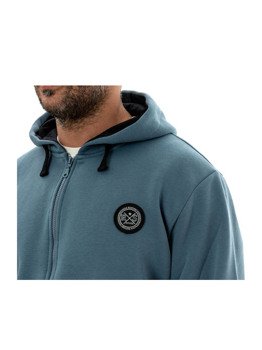 RS- Sweatshirt für Herren mit Kapuze Hellblau