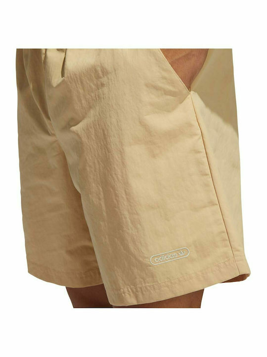 Emblem Woven Αθλητική Ανδρική Βερμούδα Tan Brown