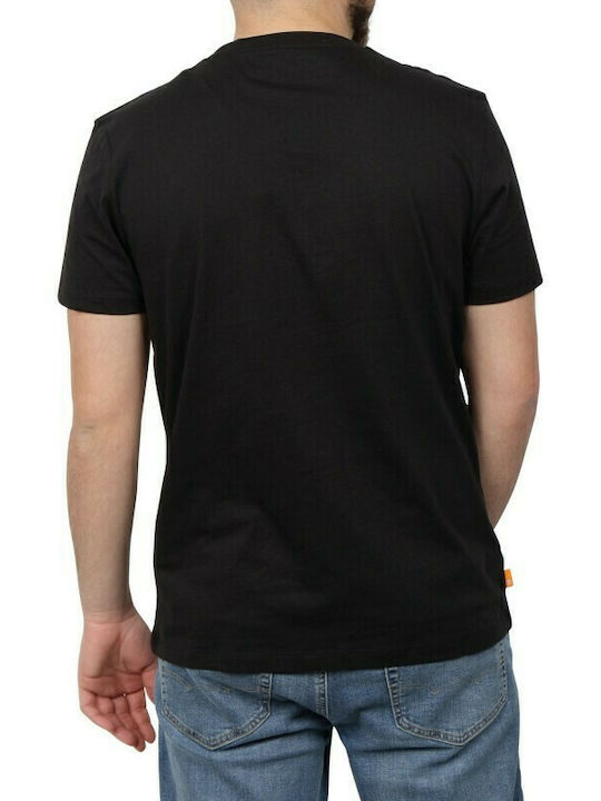 Timberland Herren T-Shirt Kurzarm Schwarz