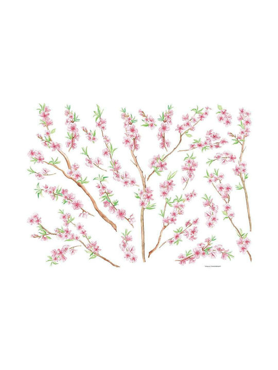 Διακοσμητικό Αυτοκόλλητο Τοίχου Peach Brance Βινυλίου Ango Διακοσμητικό Αυτοκόλλητο Τοίχου Peach Brance Βινυλίου Ango