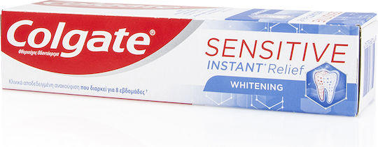 Colgate Sensitive Instant Relief Whitening Zahnpasta für Empfindliche Zähne & Aufhellung 75ml