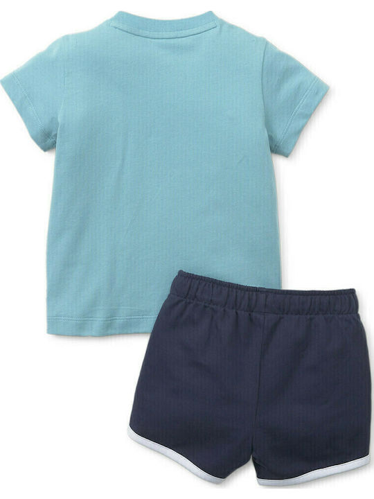 PUMA Kids Set with Light Blue Shorts 2 Pieces