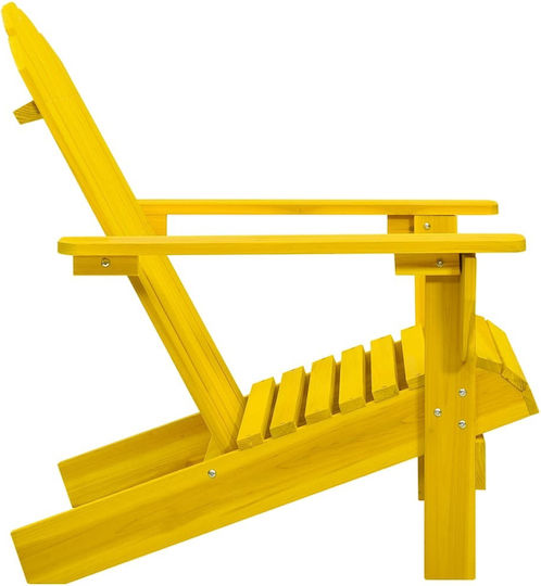 Hölzernes Yellow 1Stück 69.5x86.5x89.5cm