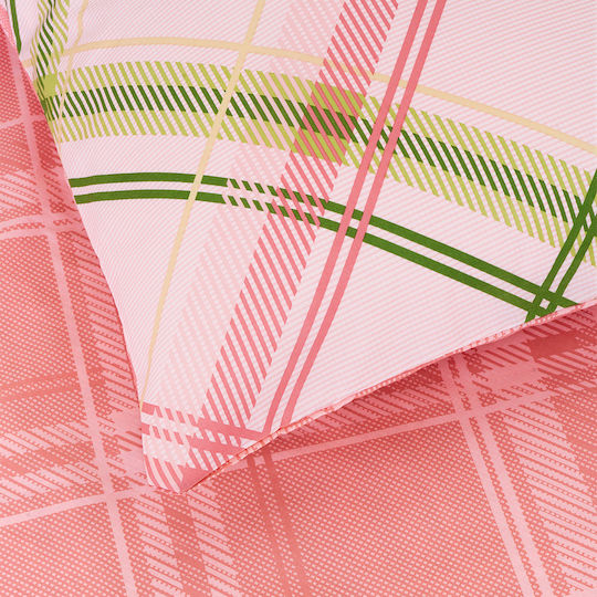 Kocoon Cube Oversized Coverlet Pink 220x240cm