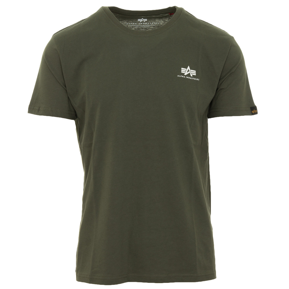 Alpha Industries Basic Small Logo Athletic T-shirt Khaki
