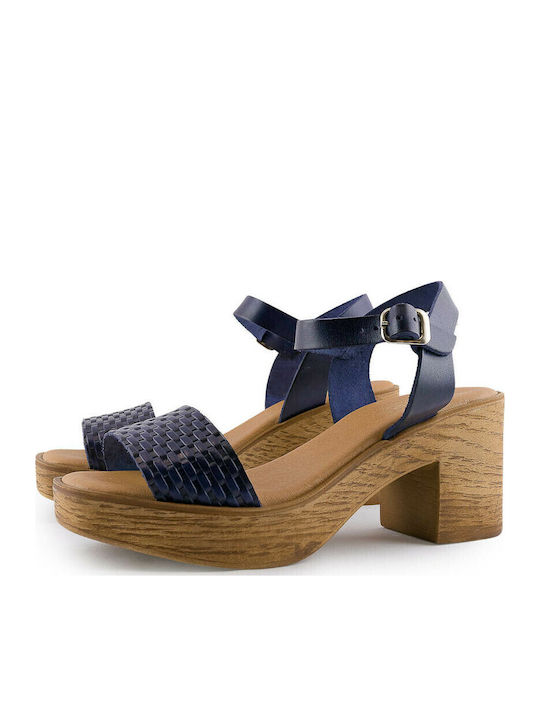 Sandalen Blau