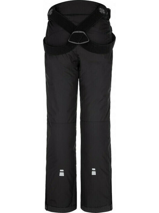 Kilpi Elare NJ0031KI-BLK Kids Dungarees for Ski & Snowboard Black