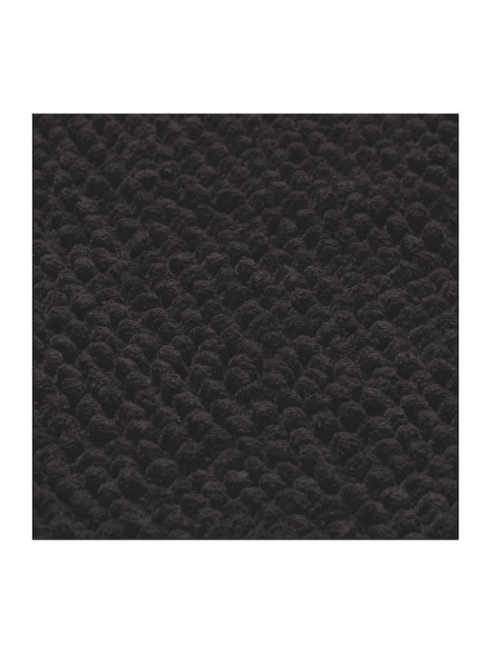 Sealskin Non-Slip Bath Mat Cotton Delhi 800109 Dark Grey 60x90cm