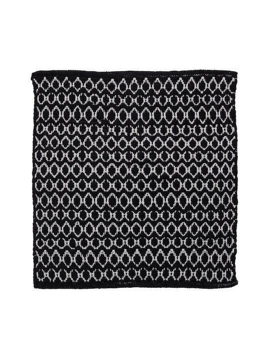 Sealskin Бански килим Квадрат Boho 800102 Черен 60x60бр