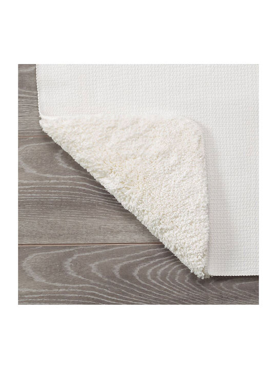 Sealskin Non-Slip Bath Mat Microfiber Toilet Angora 800124 Off White 55x60cm