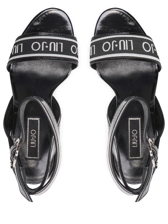 Lisa Din piele Sandale Negre