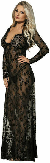 Subblime Long Sleeve Long Dress Black