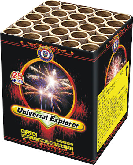 Kanellopoulos Fireworks Εναέριο Πυροτέχνημα Universal Explorer Πυροτεχνήματα 25 Βολών