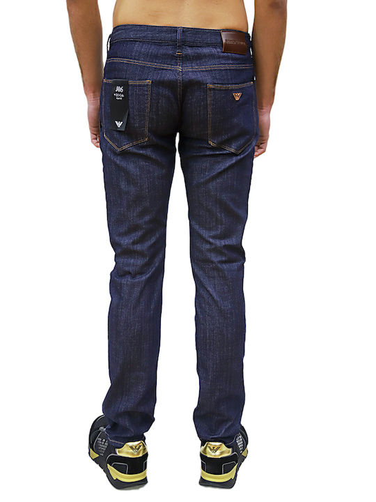 Emporio Armani Men's Denim Pants in Slim Fit Navy Blue