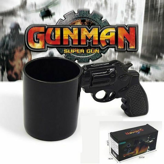 Pistol Mug Ceramic Black 500ml