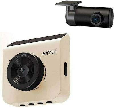 70Mai A400 & RC09 Set Camera DVR Auto 1296P cu Ecran 2" pentru Parbriz cu ventuză de aspirație & Camera de Marsarier Alb