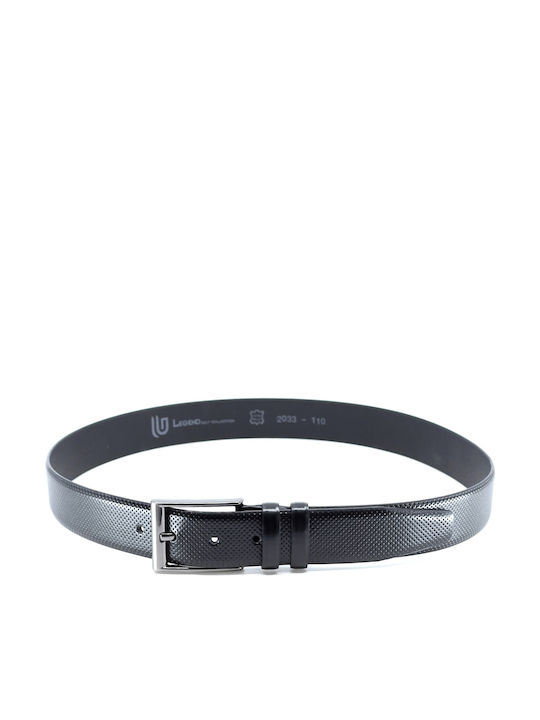 Men's Belt Leather Black