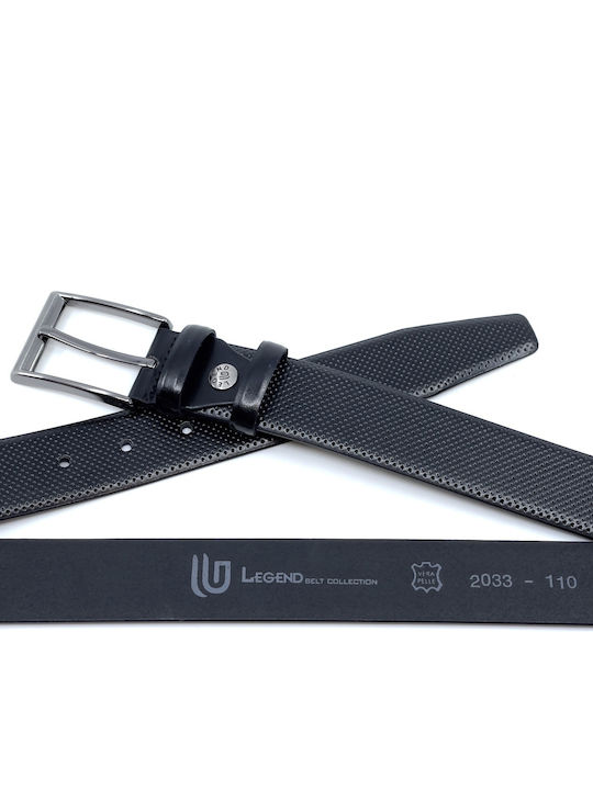 Men's Belt Leather Black