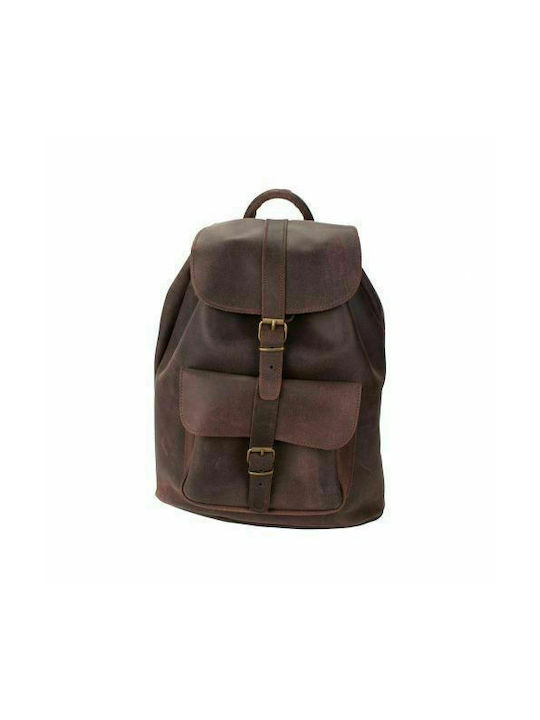 KOUROS-Leather Backpack Men's Leather Backpack Crust-400-KAFE