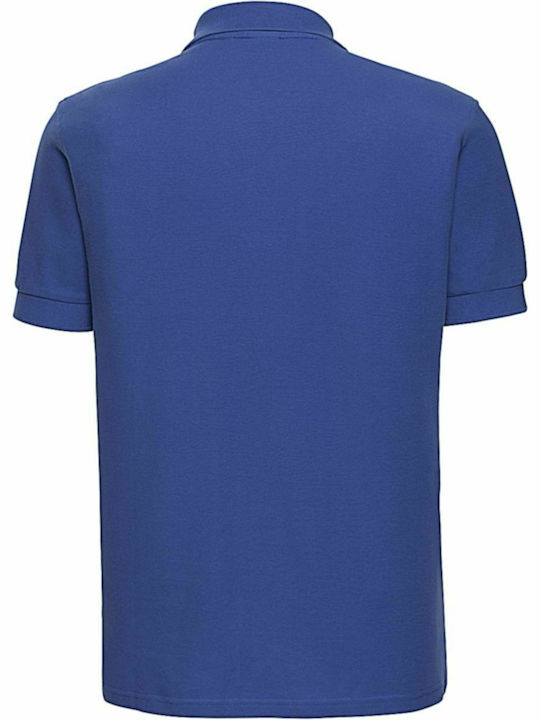 Russell Europe Men's Short Sleeve Promotional Blouse Blue