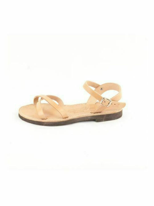 Leather Sandals Kouros Model 17 Natural