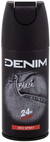 Denim Black 24H Action Deo Αποσμητικό 24h σε Spray 150ml