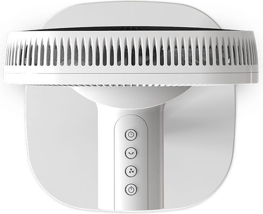 Life Scirocco Ανεμιστήρας Ορθοστάτης 20W Διαμέτρου 30cm με Τηλεχειριστήριο Λευκός