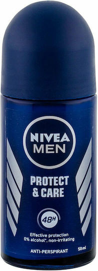 Nivea Мъже Защита И Грижа Антиспирант Дезодорант 48ч Рол-он 50мл