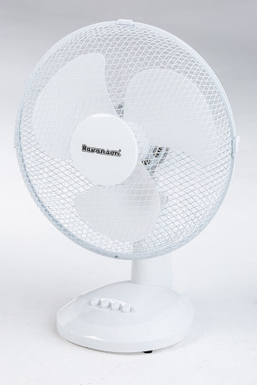 Ravanson Επιτραπέζιος Ανεμιστήρας 35W Διαμέτρου 35cm Λευκός