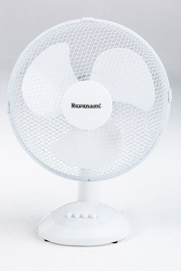 Ravanson Tischventilator 45W Lüfterdurchmesser 43cm Weiß