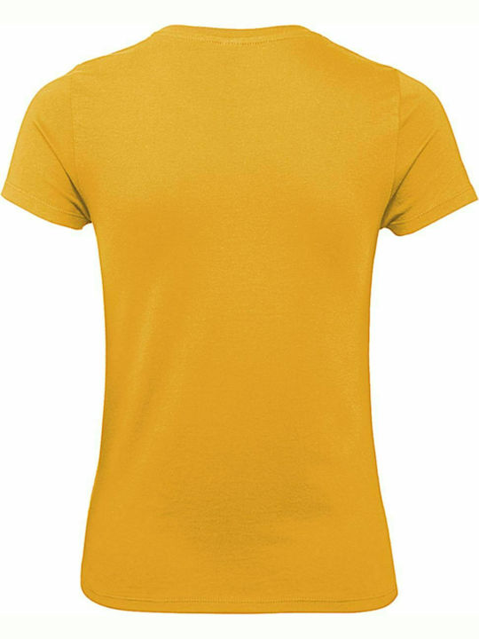 B&C E150 Women's Short Sleeve Promotional T-Shirt Apricot