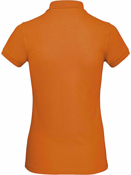 B&C Inspire Women's Short Sleeve Promotional Blouse Orange