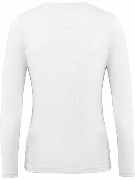 B&C Inspire LSL T Women's Long Sleeve Promotional Blouse White