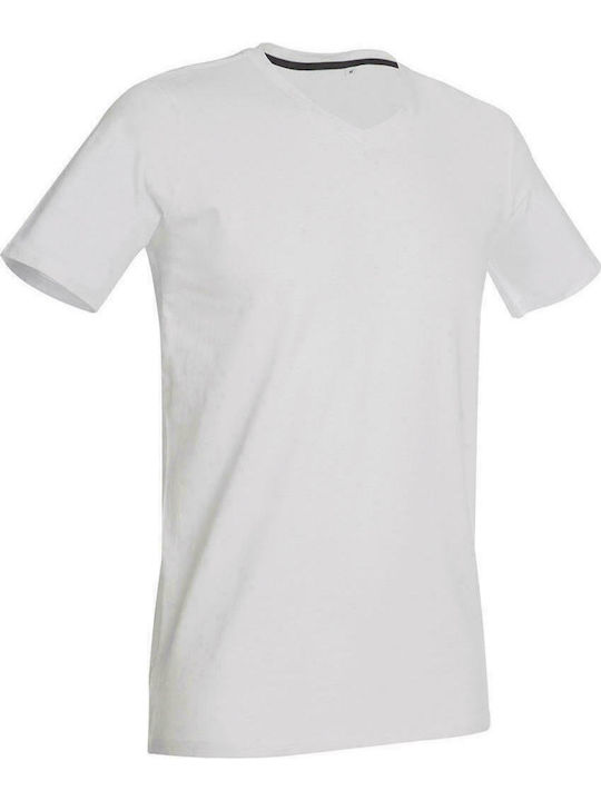 Stedman Clive Men's Short Sleeve Promotional T-Shirt White