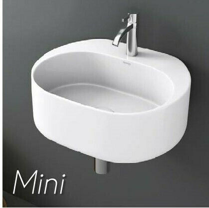 Soncera Mini Wall Mounted Wall-mounted / Countertop Sink Porcelain 40x33.5x14cm White
