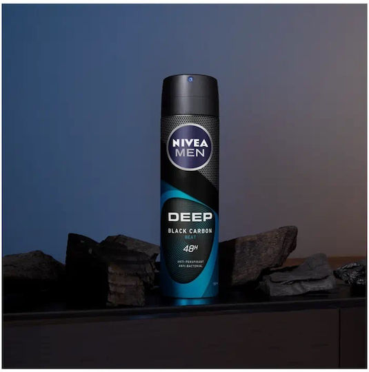 Nivea Men Deep Carbon Beat 48h Anti-perspirant Deodorant 48h Spray 150ml