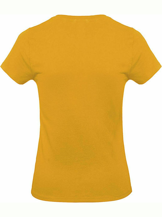 B&C E190 Women's Short Sleeve Promotional T-Shirt Apricot