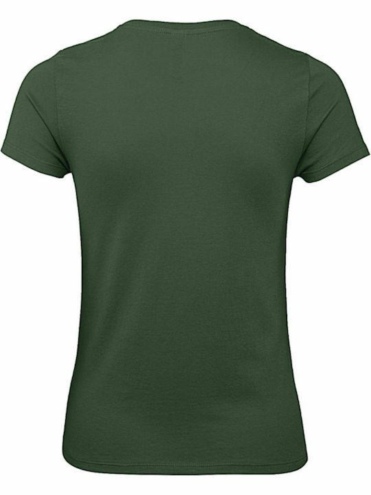 B&C E150 Women's Short Sleeve Promotional T-Shirt Bottle Green TW02T-540